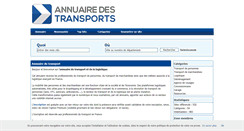 Desktop Screenshot of annuaire-transports.fr