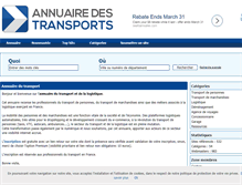 Tablet Screenshot of annuaire-transports.fr